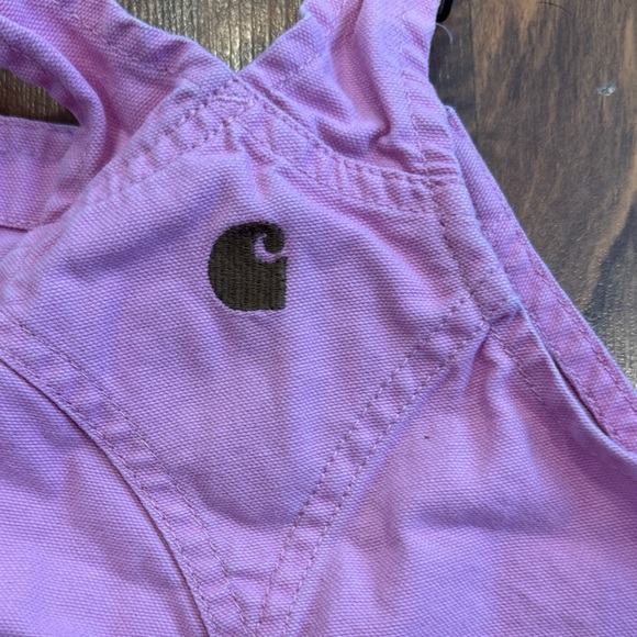 Carhartt Pink Kids Overalls, 18 months - Picture 7 of 7